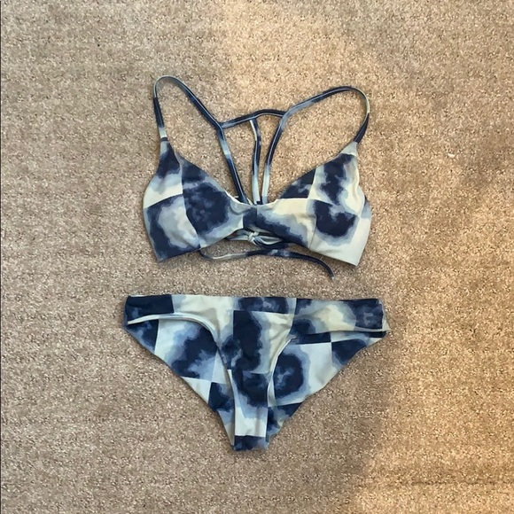 RVCA Other - Blue pattern RVCA bikini